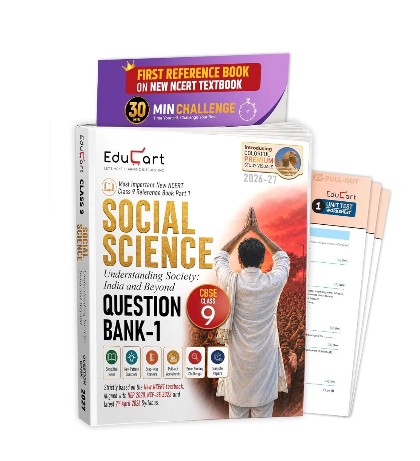 Untitled (18) (1) Educart CBSE Class 9 Social Science Question Bank 2026-27 | Understanding Society: India & Beyond PART-1 - Image 1