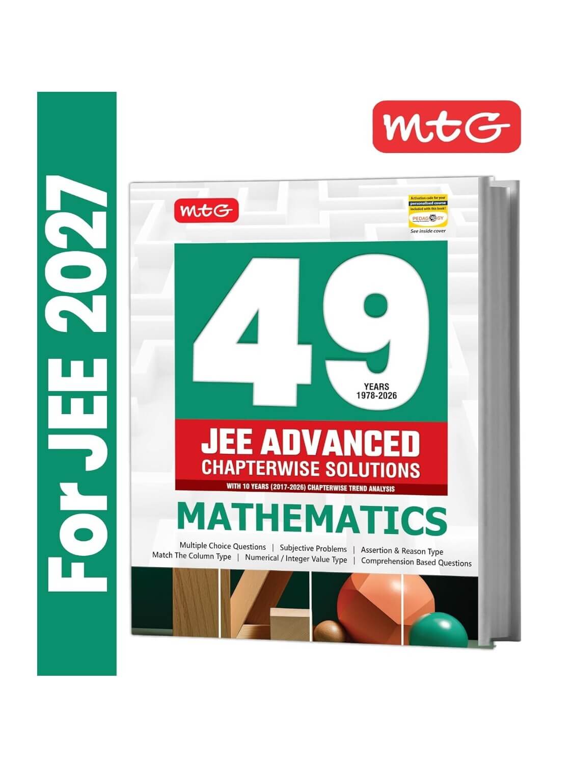 Untitled (21) (1) MTG 49 Years (2026-1978) JEE Advanced PYQ Mathematics For 2027 Exam | Chapter-wise Solved Papers - Image 1