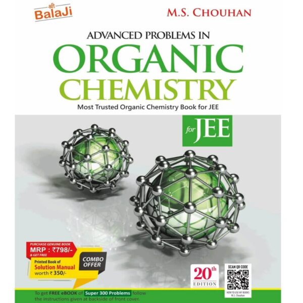 Balaji Advanced Problems in Organic Chemistry for JEE - 20th Edition | By MS Chauhan