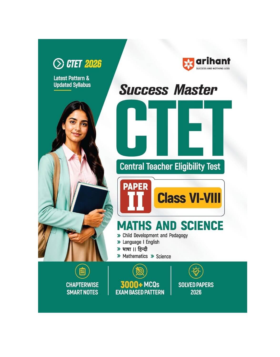 Untitled (4) (1) Arihant Success Master CTET 2026 Paper 2 (Class 6–8) Maths & Science - Image 1