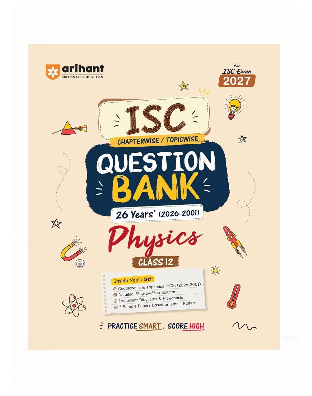 Untitled (5) (1) Arihant ISC Question Bank Class 12 Physics For Board Exam 2027 | 26 Years Chapterwise & Topicwise PYQs - Image 1
